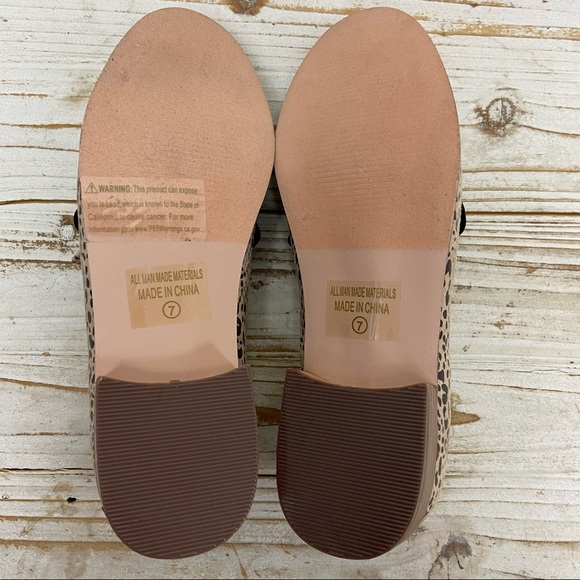 Chase & Chloe Cheetah Print “Kamila” Loafers Size 7 - Picture 7 of 9